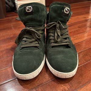 Gucci Green High Top Sneakers